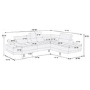 Poundex F7310 2 pc Sectional Sofa Set IMAGE 4