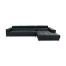 Poundex Bonded Leather 2 pc Sectional F7363 IMAGE 2