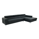 Poundex Bonded Leather 2 pc Sectional F7363 IMAGE 3