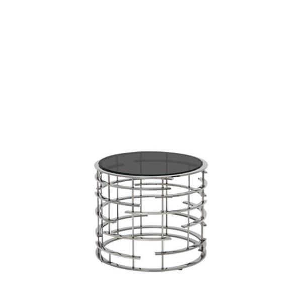 Michael Amini Trance End Table TR-PLXUS202B IMAGE 1