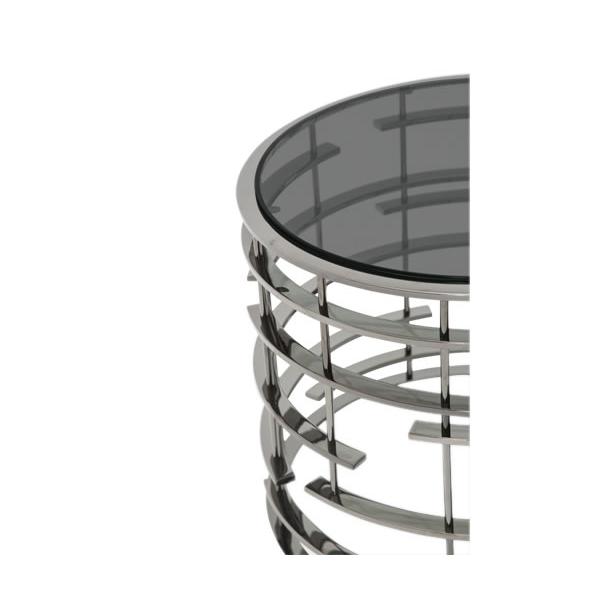 Michael Amini Trance End Table TR-PLXUS202B IMAGE 2