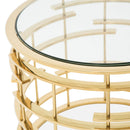 Michael Amini Plexus End Table TR-PLXUS202CT-000/TR-PLXUS202GB IMAGE 2