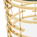 Michael Amini Plexus End Table TR-PLXUS202CT-000/TR-PLXUS202GB IMAGE 3