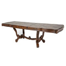 Michael Amini Round Tuscano Melange Dining Table with Trestle Base 34002-34 IMAGE 1