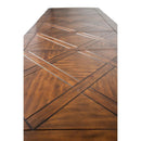 Michael Amini Round Tuscano Melange Dining Table with Trestle Base 34002-34 IMAGE 4