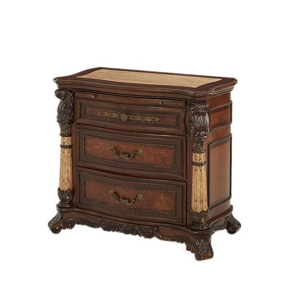 Michael Amini Victoria Palace 3-Drawer Nightstand 61040-29 IMAGE 1