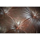 Michael Amini Victoria Palace Leather Chaise 61941-DPBRN-29 IMAGE 4