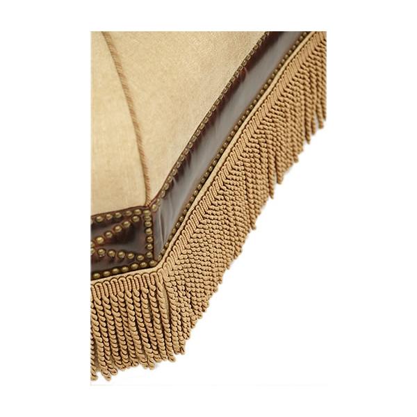Michael Amini Victoria Palace Fabric Ottoman 61879-AMBER-00 IMAGE 5