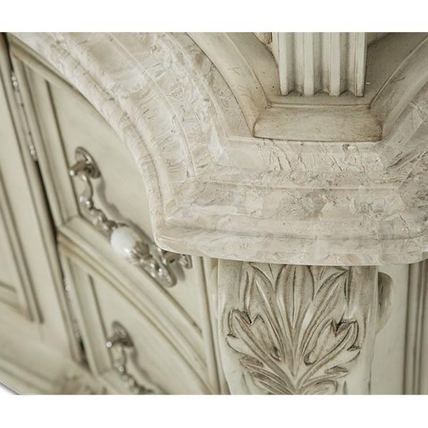Michael Amini Villa Di Como TV Stand with Cable Management 9053095-115 IMAGE 10
