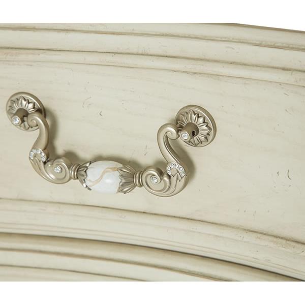 Michael Amini Villa Di Como TV Stand with Cable Management 9053095-115 IMAGE 3