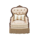 Michael Amini Villa Di Como Stationary Fabric Accent Chair 9053834-CREAM-403 IMAGE 2