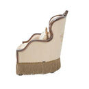 Michael Amini Villa Di Como Stationary Fabric Accent Chair 9053834-CREAM-403 IMAGE 5