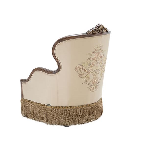 Michael Amini Villa Di Como Stationary Fabric Accent Chair 9053834-CREAM-403 IMAGE 6