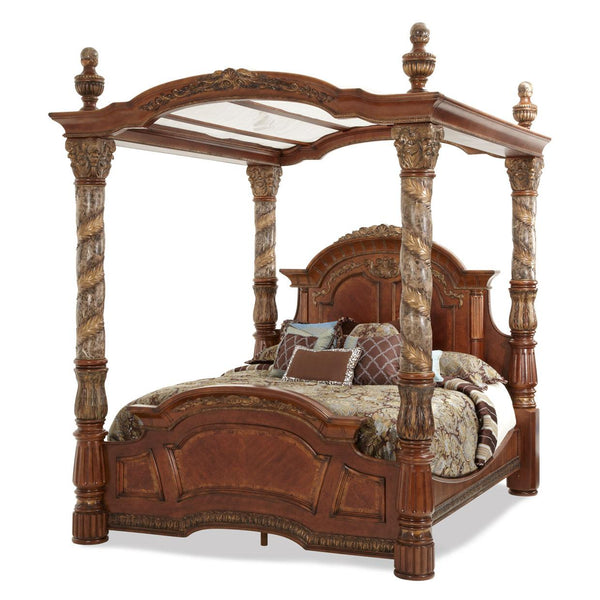 Michael Amini Villa Valencia King Canopy Bed 72000EKCAN-55 IMAGE 1