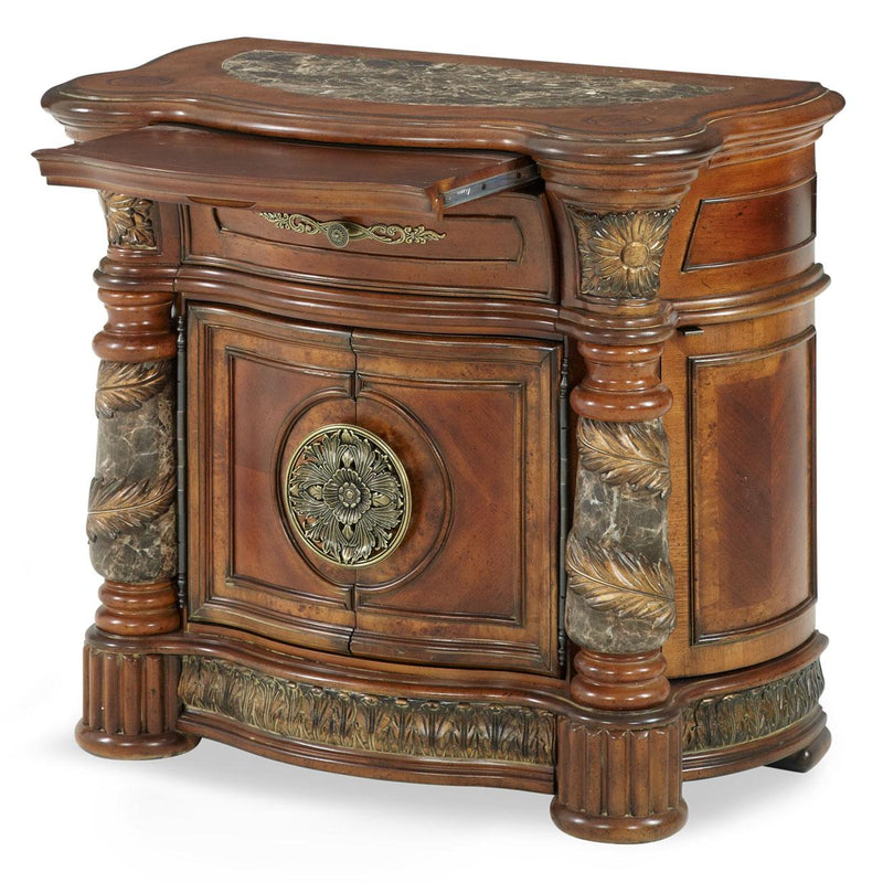 Michael Amini Villa Valencia 1-Drawer Nightstand 72040-41-55 IMAGE 6