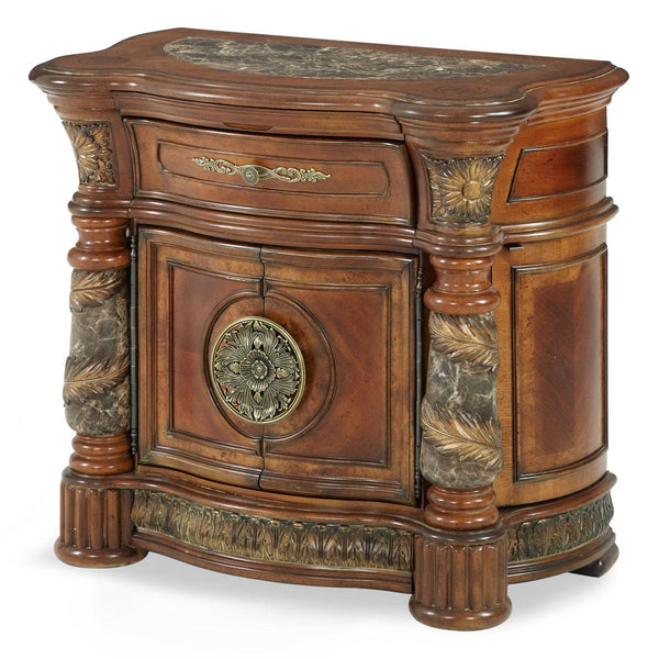 Michael Amini Villa Valencia 1-Drawer Nightstand 72040-55 IMAGE 1