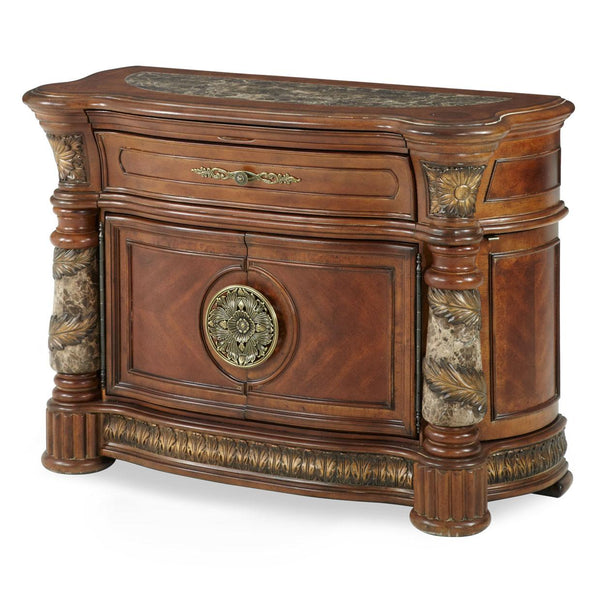 Michael Amini Villa Valencia 1-Drawer Nightstand 72042-55 IMAGE 1