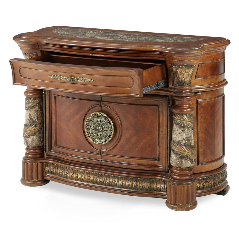 Michael Amini Villa Valencia 1-Drawer Nightstand 72042-55 IMAGE 6