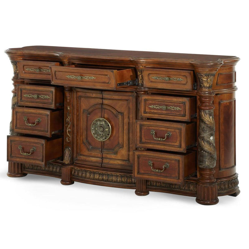 Michael Amini Villa Valencia 9-Drawer Dresser 72050-60-55 IMAGE 10