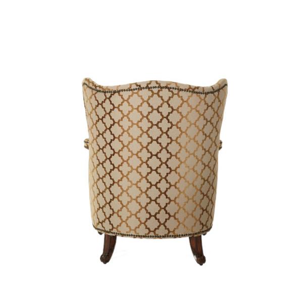 Michael Amini Villa Valencia Stationary Fabric Chair 72836-GRBRZ-55 IMAGE 2