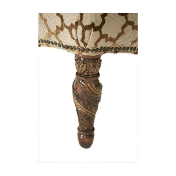 Michael Amini Villa Valencia Stationary Fabric Chair 72836-GRBRZ-55 IMAGE 6