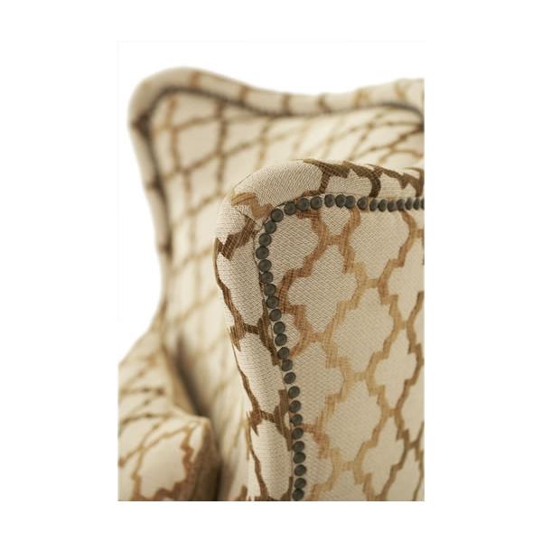 Michael Amini Villa Valencia Stationary Fabric Chair 72836-GRBRZ-55 IMAGE 7