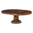 Michael Amini Round Villa Valencia Dining Table with Pedestal Base 72001B-55/72001T-55 IMAGE 2