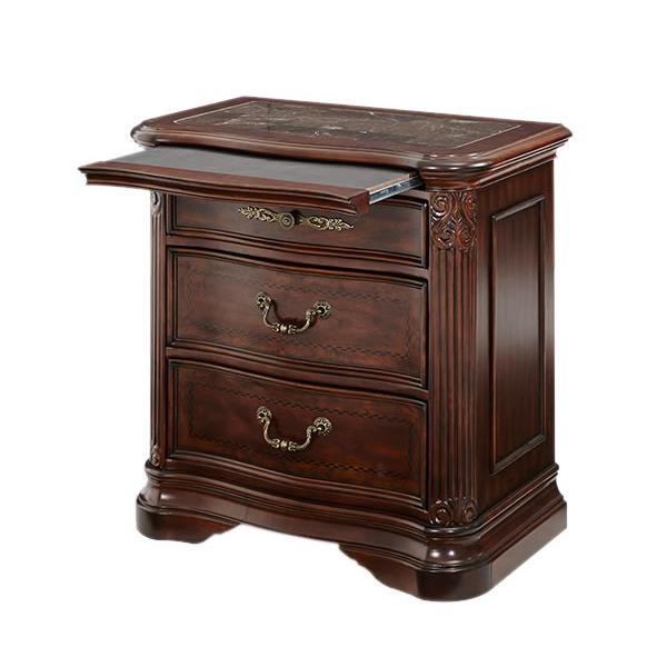 Michael Amini Villagio 3-Drawer Nightstand 58042-44 IMAGE 1