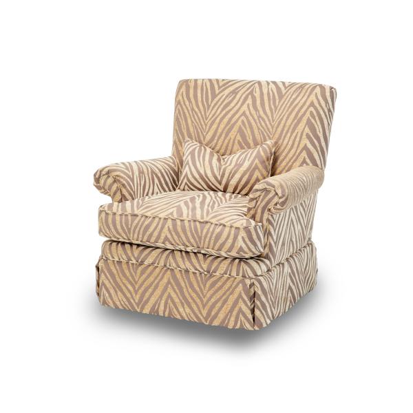 Michael Amini Villagio Stationary Fabric Chair 58835-TIGER-00 IMAGE 1