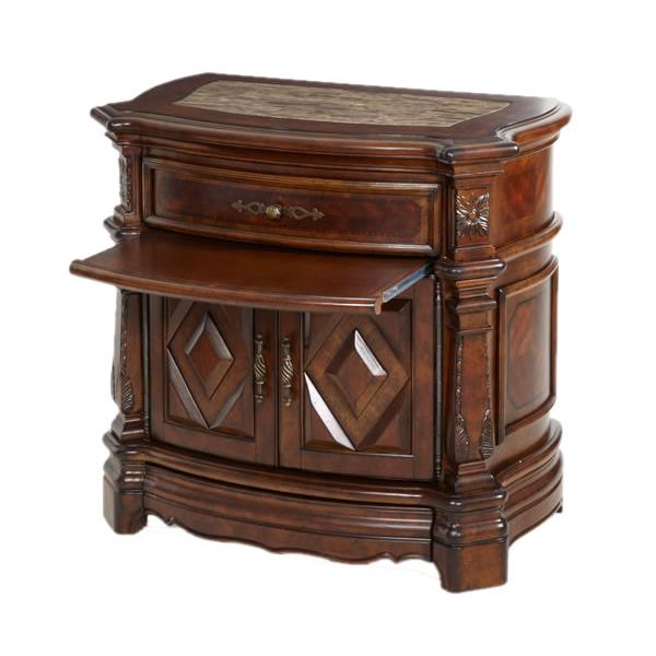 Michael Amini Windsor Court 1-Drawer Nightstand 70040-54 IMAGE 3