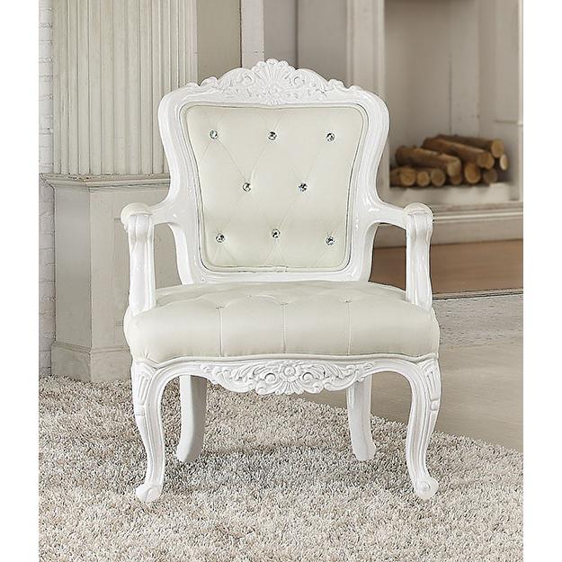 Acme Furniture Pascal Stationary Polyurethane Accent Chair 59130 IMAGE 1