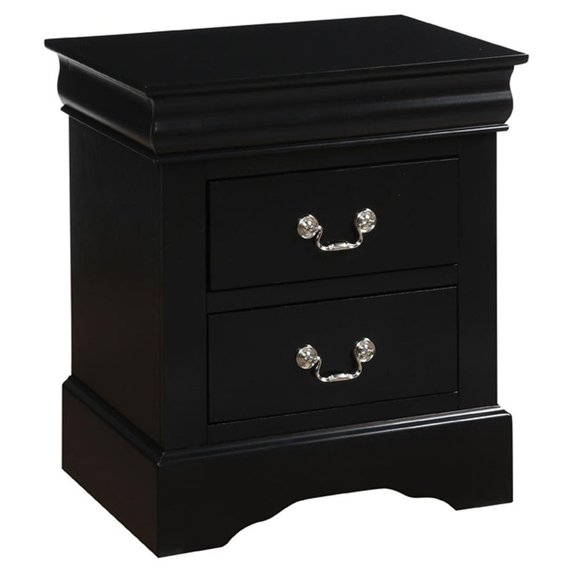 Acme Furniture Louis Philippe III 2-Drawer Nightstand 19503 IMAGE 2