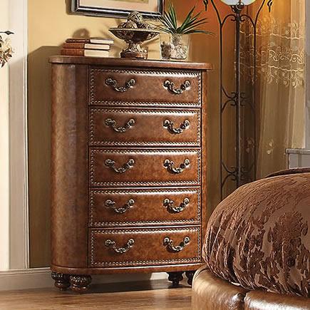 Acme Furniture Varada Crescent 5-Drawer Chest 25166 IMAGE 1