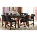 Acme Furniture Square Faymoor Counter Height Dining Table with Marble Top 71750 IMAGE 1