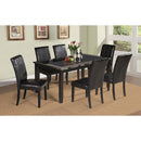 Acme Furniture Blythe Dining Table with Faux Marble Top 71060 IMAGE 1