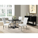 Acme Furniture Round Danny Dining Table with Trestle Base 71250 IMAGE 1