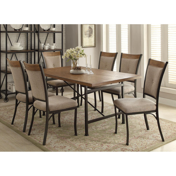 Acme Furniture Zeke Dining Table with Trestle Base 73020 IMAGE 1
