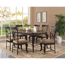 Acme Furniture Galiana Dining Table with Marble Top & Trestle Base 18289 IMAGE 1