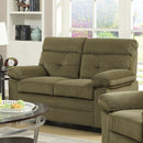 Acme Furniture Alicia Stationary Fabric Loveseat 51361 IMAGE 1