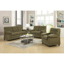 Acme Furniture Alicia Stationary Fabric Loveseat 51361 IMAGE 2