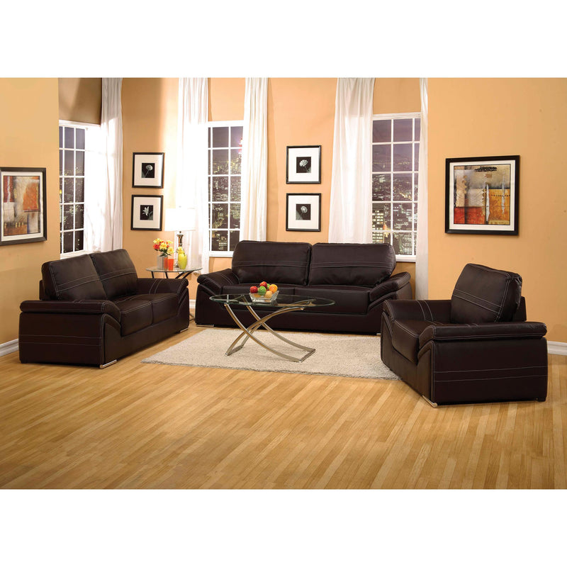 Acme Furniture Ember Stationary Polyurethane Loveseat 51696 IMAGE 2