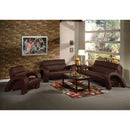 Acme Furniture Irisa Stationary Polyurethane Loveseat 51736 IMAGE 2