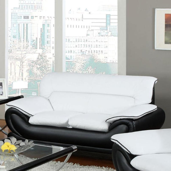 Acme Furniture Orel Stationary Bonded Leather Loveseat 50456 IMAGE 1
