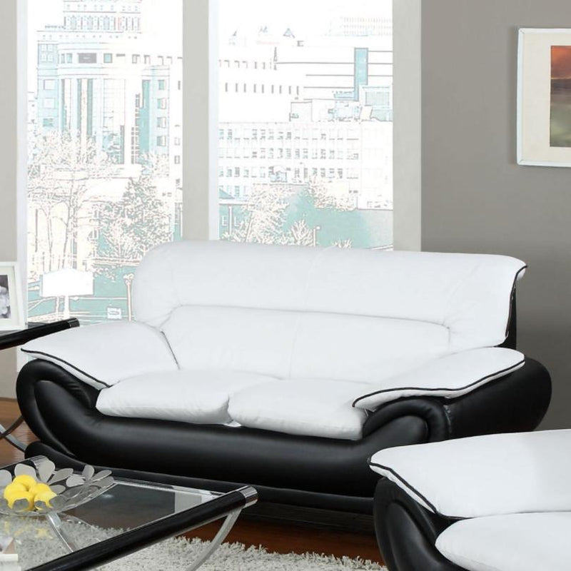 Acme Furniture Orel Stationary Bonded Leather Loveseat 50456 IMAGE 1