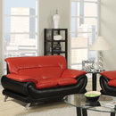 Acme Furniture Orel Stationary Bonded Leather Loveseat 50711 IMAGE 1