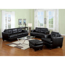 Acme Furniture Platinum Stationary Bonded Leather Loveseat 15091B IMAGE 2