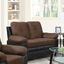 Acme Furniture Santiana Stationary Polyurethane Loveseat 51366 IMAGE 1