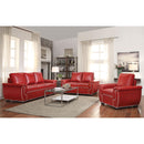 Acme Furniture Sariel Stationary Polyurethane Loveseat 52171 IMAGE 2