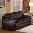 Acme Furniture Terrence Stationary Polyurethane Loveseat 51741 IMAGE 1