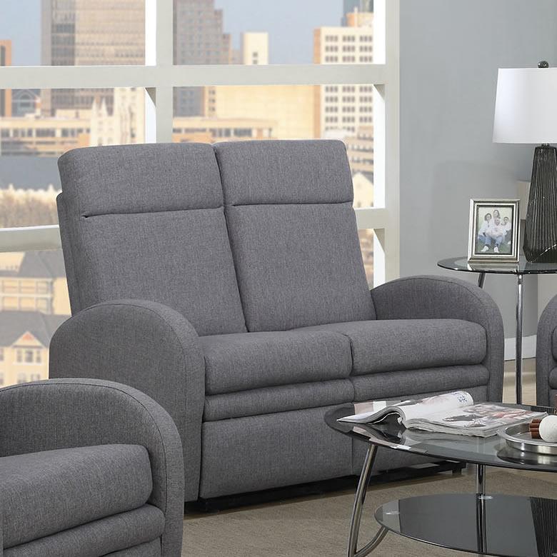 Acme Furniture Azura Manual Reclining Fabric Loveseat 51036 IMAGE 1